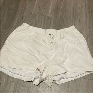 Forever 21 White Athletic Shorts